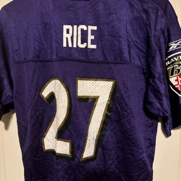 Baltimore Ravens Size Youth Large Ray Rice Reebok Jersey - Picture 7 of 7